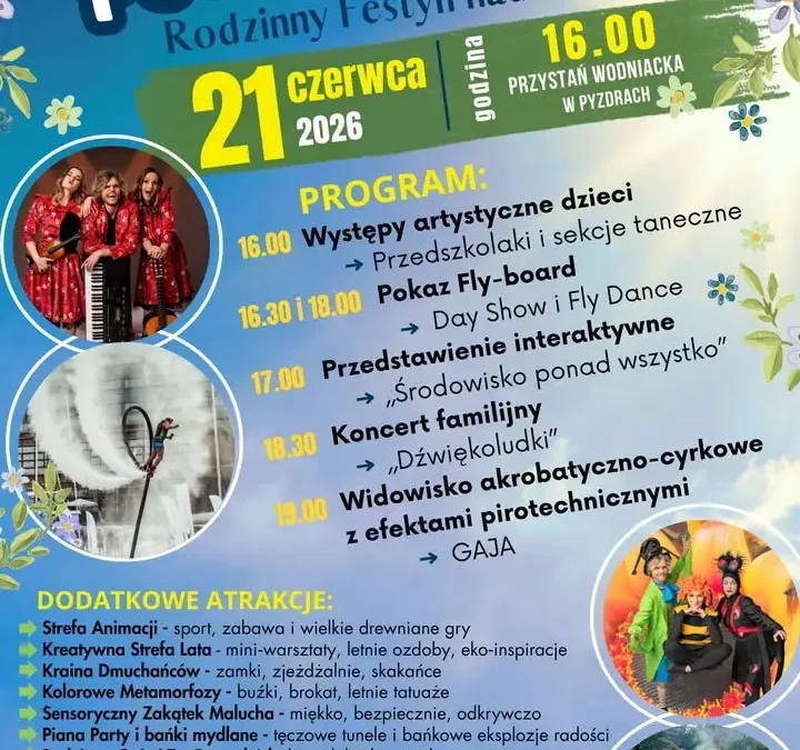Powitanie Lata nad Wartą – festyn rodzinny w Pyzdrach już 21 czerwca