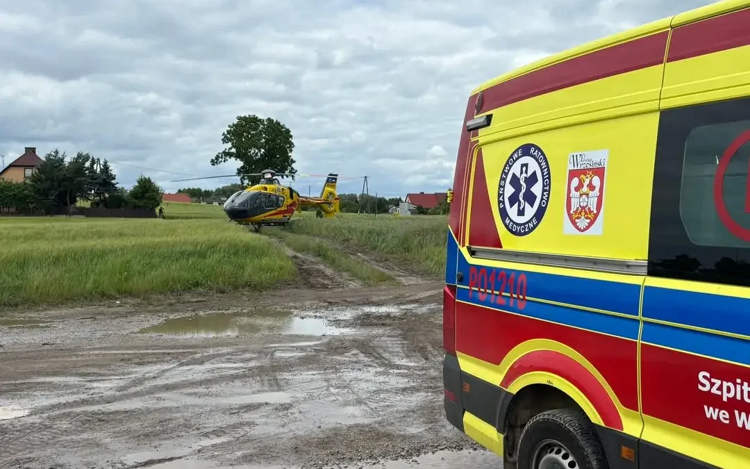 OSP Nekla interweniowała przy powalonych drzewach i zdarzeniu medycznym