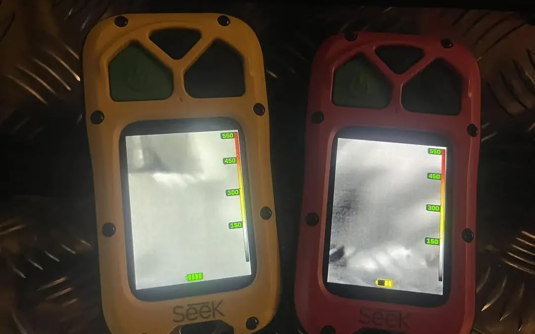 Strażacy z OSP Pyzdry testują kamery termowizyjne Seek Thermal