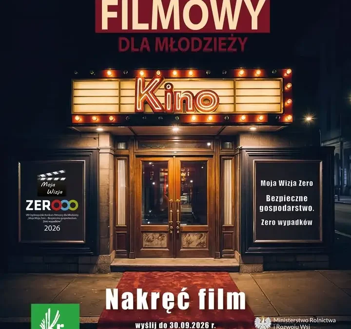 Rusza VIII Ogólnopolski Konkurs Filmowy „Moja Wizja Zero” dla młodzieży