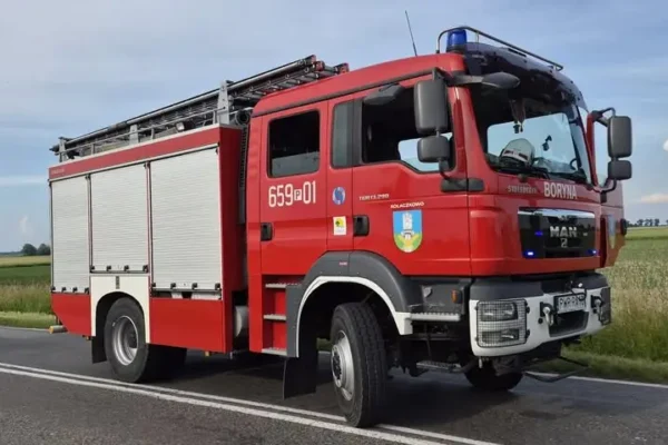 Wypadek w Nowej Wsi Królewskiej – interweniowały służby ratunkowe