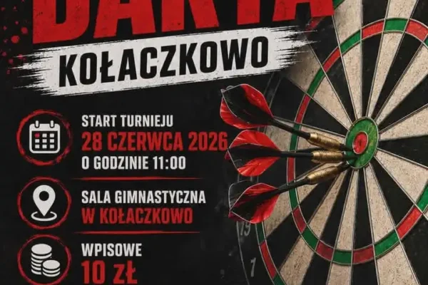 Turniej darta w Kołaczkowie – w niedzielę emocje i bony towarowe