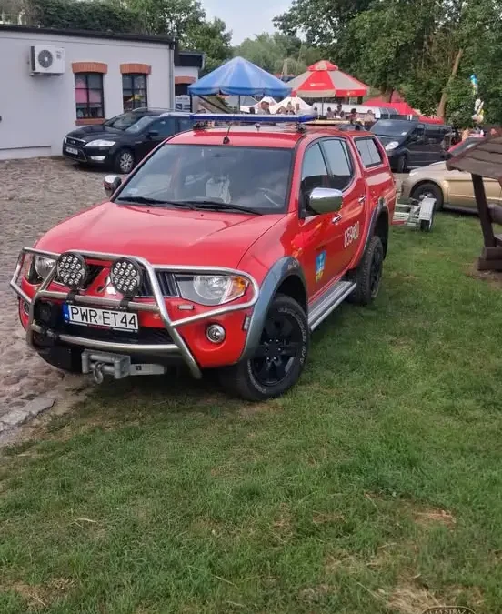 OSP Pyzdry zabezpieczała Powitanie Lata i odsłonięcie tablicy pamiątkowej