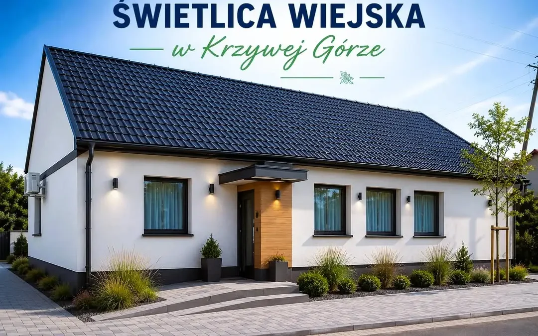 Gmina Kołaczkowo ogłasza przetarg na termomodernizację świetlicy w Krzywej Górze