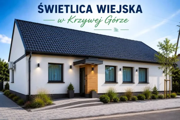 Gmina Kołaczkowo ogłasza przetarg na termomodernizację świetlicy w Krzywej Górze