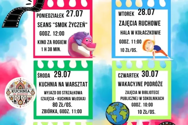 Wakacyjne atrakcje w GOK Kołaczkowo: warsztaty kulinarne z uczestniczką MasterChef