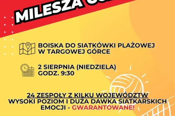 Milesza Cup 2026 – turniej siatkówki plażowej w Targowej Górce