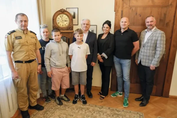 12-latkowie z Wrześni uratowali kolegę po wypadku na torze rowerowym