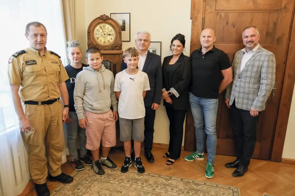 12-latkowie z Wrześni uratowali kolegę po wypadku na torze rowerowym