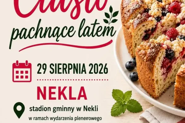 Konkurs kulinarny „Ciasto pachnące latem” dla KGW z gminy Nekla