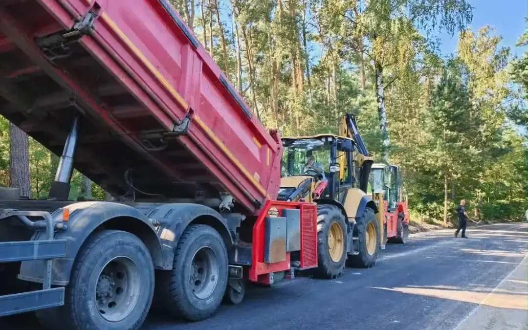 Zakończono przebudowę drogi gminnej w Tłoczyźnie