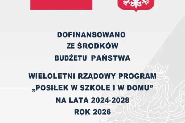 Gmina Września z dofinansowaniem na program „Posiłek w szkole i w domu”