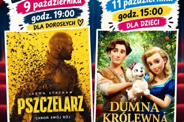 Weekend w kinie w Kołaczkowie: thriller i animacja dla całej rodziny