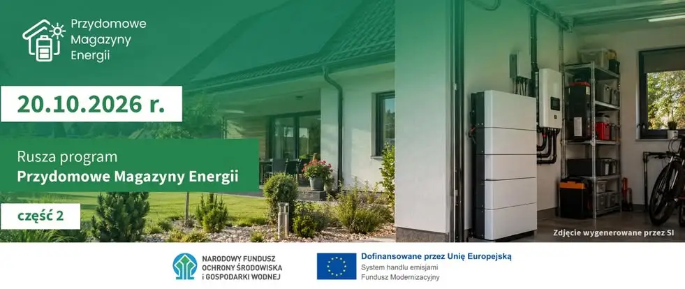 Gmina Kołaczkowo: od 20 października rusza program „Przydomowe Magazyny Energii”
