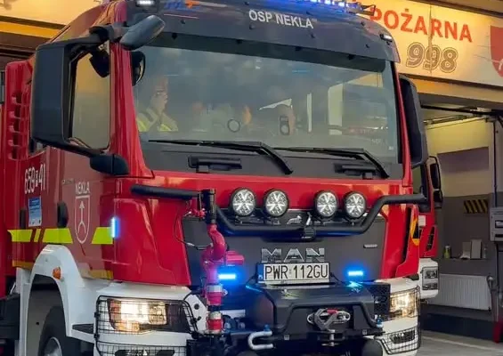 Izolowane zdarzenie medyczne w Gierłatowie – interwencja OSP Nekla