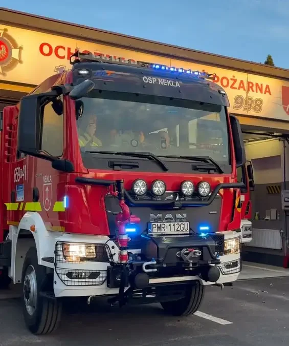 Izolowane zdarzenie medyczne w Gierłatowie – interwencja OSP Nekla